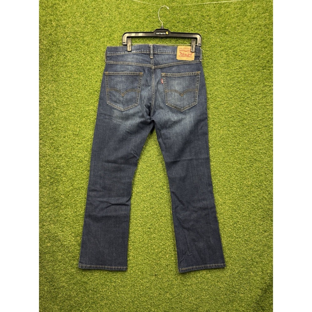 Levis 527 Jeans Mens 33x30 Blue Denim Bootcut Low Rise Western Cowboy Workwear